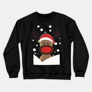 Little Red Nose Raindeer Crewneck Sweatshirt